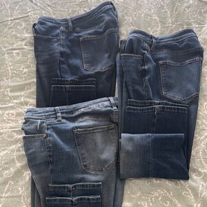 Sonoma Curvy Straight Blue Jeans